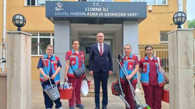 Edirne Valiliği Sosyal Yardımlaşma ve Dayanışma Vakfı tarafından yürütülen “Evde