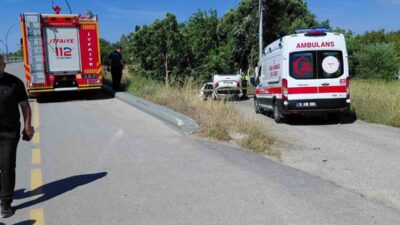 Balıkesir’in Edremit ilçesinde sabah saatlerinde meydana gelen tek taraflı trafik