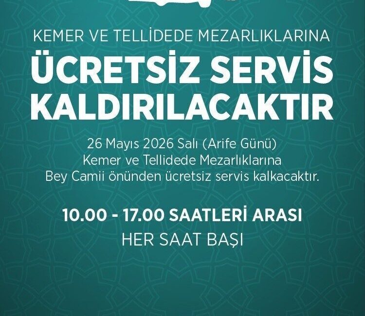 Efeler Belediyesi, yaklaşan Kurban Bayramı öncesinde vatandaşların mezarlık ziyaretlerini daha