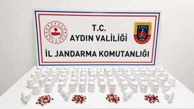 Aydın’ın Efeler ilçesinde düzenlenen uyuşturucu operasyonunda satışa hazır 3 bin