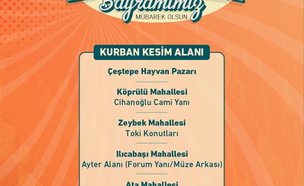 Efeler Belediyesi vatandaşların kurban ibadetlerini kolaylıkla yerine getirebilmeleri adına tüm