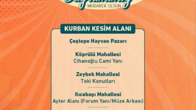 Efeler Belediyesi vatandaşların kurban ibadetlerini kolaylıkla yerine getirebilmeleri adına tüm