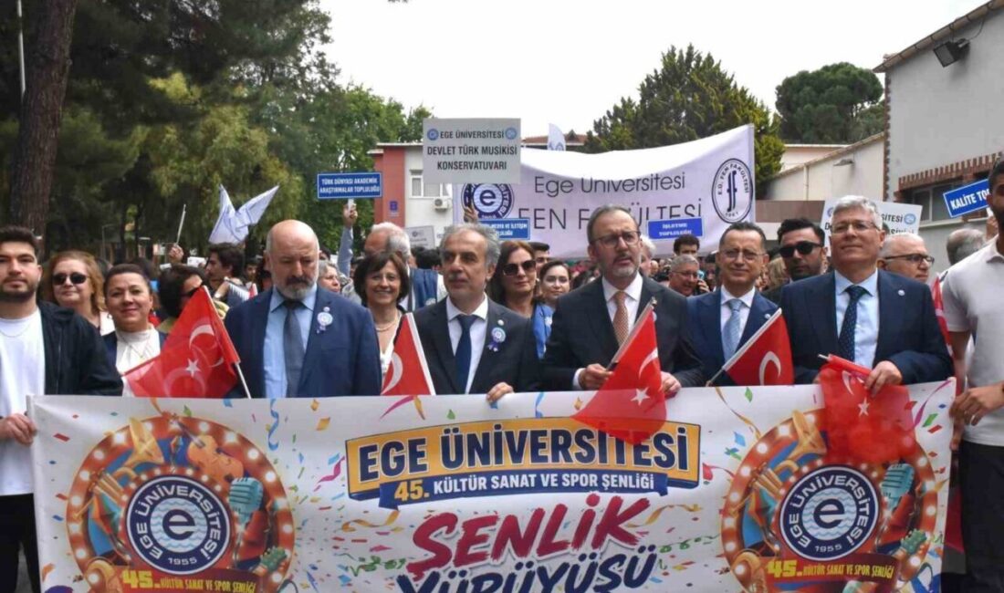 Ege Üniversitesinin 71’inci kuruluş yıl dönümü törenle kutlandı. Önceki dönem