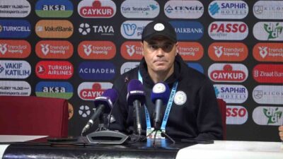 Çaykur Rizespor Yardımcı Antrenörü Ekrem Hayyam Dağ, Beşiktaş maçının ardından,