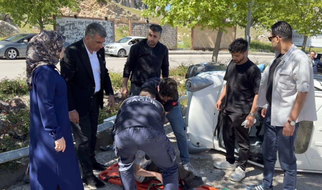 Elazığ’da elektrikli aracın devrilmesi sonucu meydana gelen kazada 1 çocuk