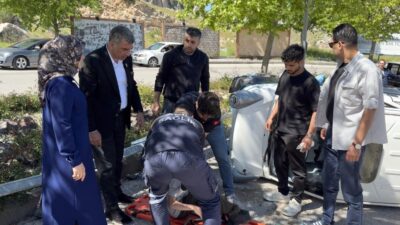Elazığ’da elektrikli aracın devrilmesi sonucu meydana gelen kazada 1 çocuk
