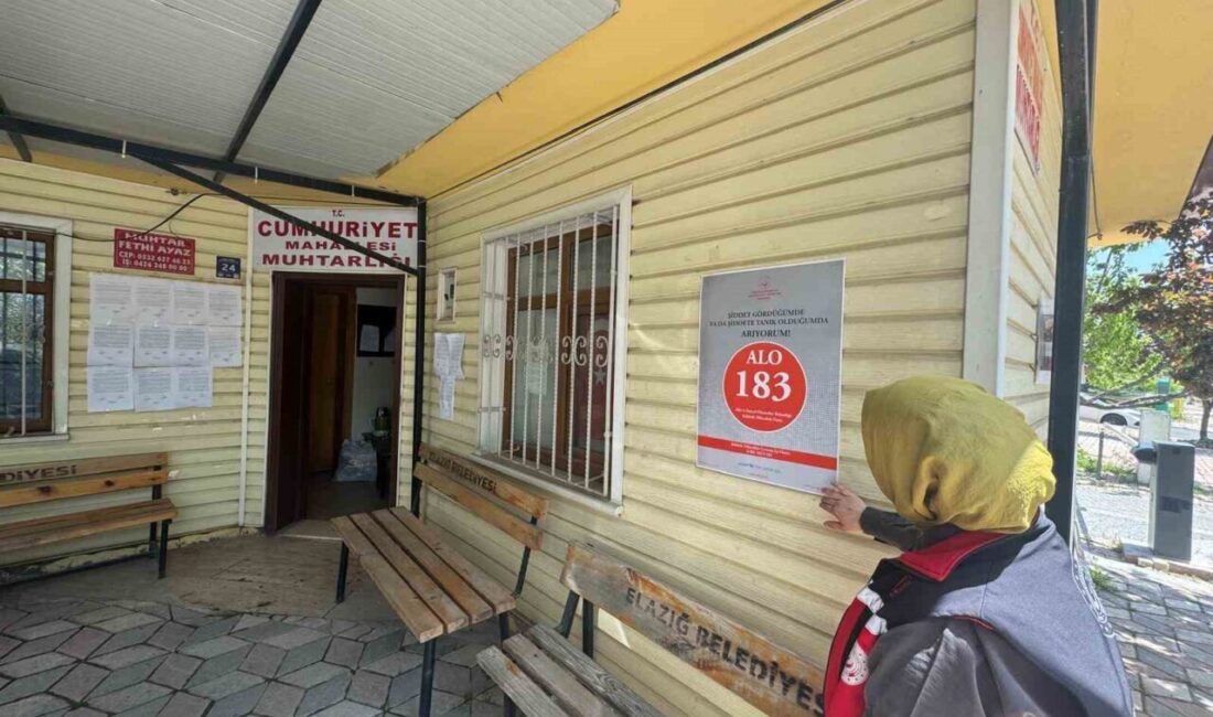 Elazığ’da kadına yönelik şiddetle mücadele çalışmaları sürüyor. Elazığ Aile ve
