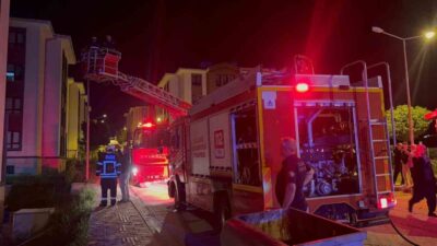 Elazığ’da bir apartmanın bodrum katında çıkan yangında, dumandan etkilenen 1’i