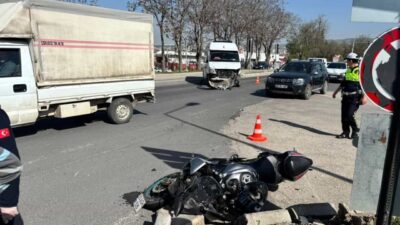 Elazığ’da motosiklet ile minibüsün çarpışması sonucu meydana gelen trafik kazasında