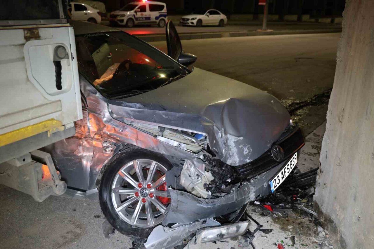 Elazığ’da nisan ayında meydana gelen 226 trafik kazasında 134 kişi