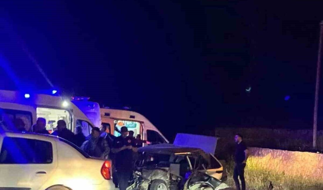 Elazığ’da otomobil ile traktörün çarpışması sonucu meydana gelen trafik kazasında