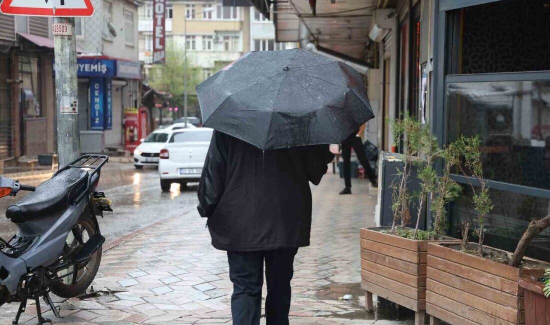 Meteoroloji 13. Bölge Müdürlüğü tarafından yapılan uyarıların ardından, Elazığ’da sağanak