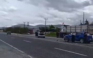 Elazığ’da iki otomobilin çarpışması sonucu meydana gelen trafik kazasında 2