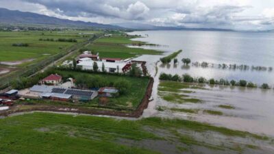 Elazığ’da etkisini sürdüren yağışlar ve Keban Baraj Gölü’nün su tahliyesine