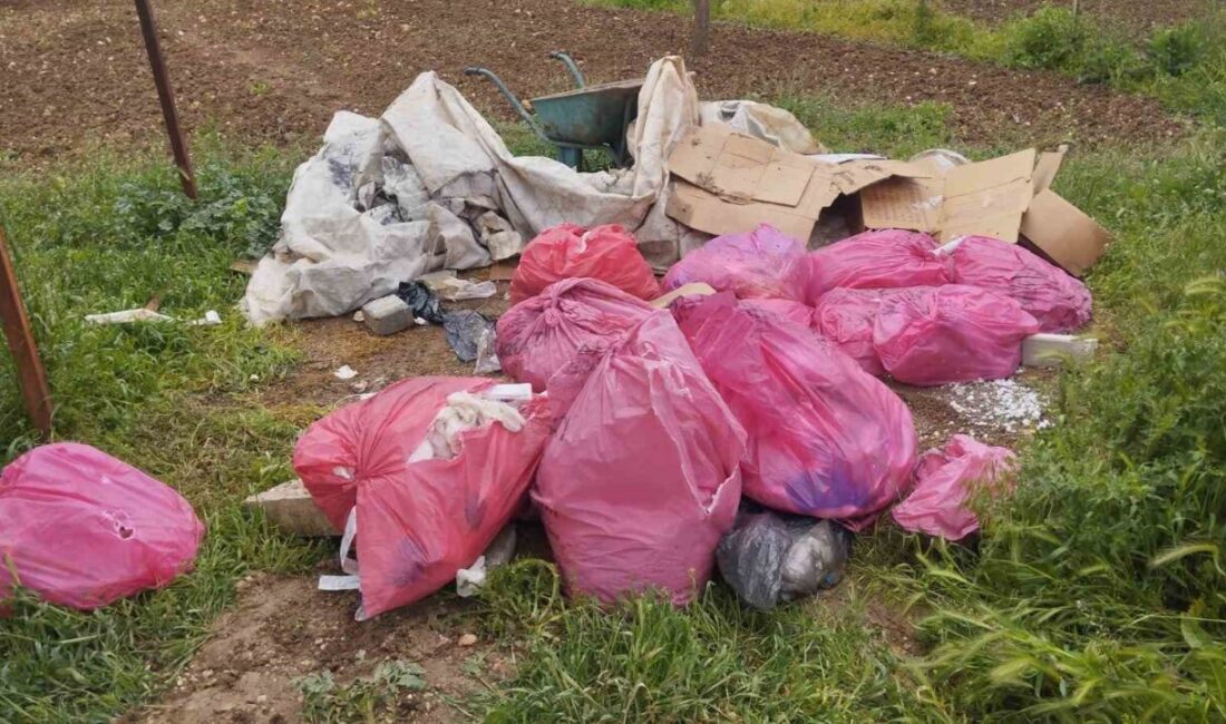 Elazığ’da hastane atıklarını mevzuata aykırı şekilde taşıyıp kendi mülkünde açıkta