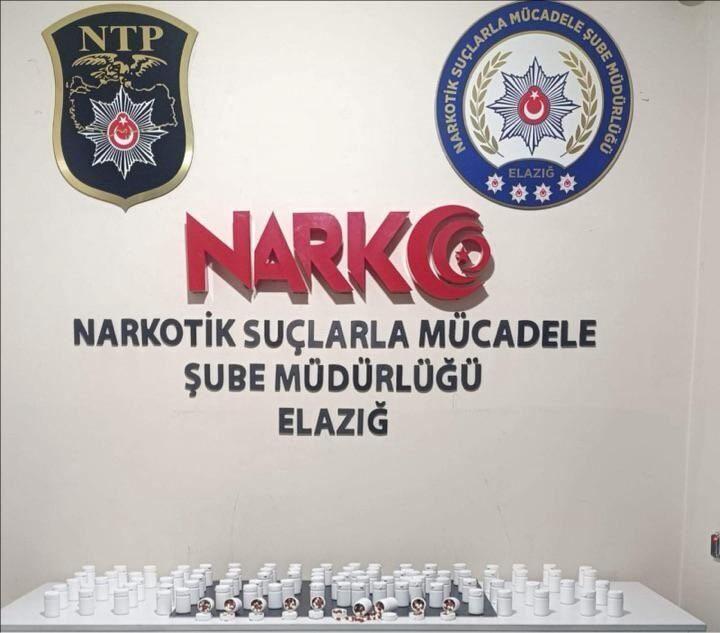 Elazığ’da İl Emniyet Müdürlüğü ekiplerince gerçekleştirilen uyuşturucu operasyonunda, 5 bin