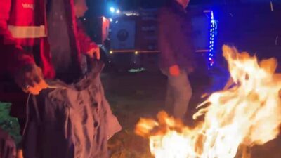 Elazığ’ın Kovancılar ilçesine bağlı Kuşçu köyünde meydana gelen otluk yangınına