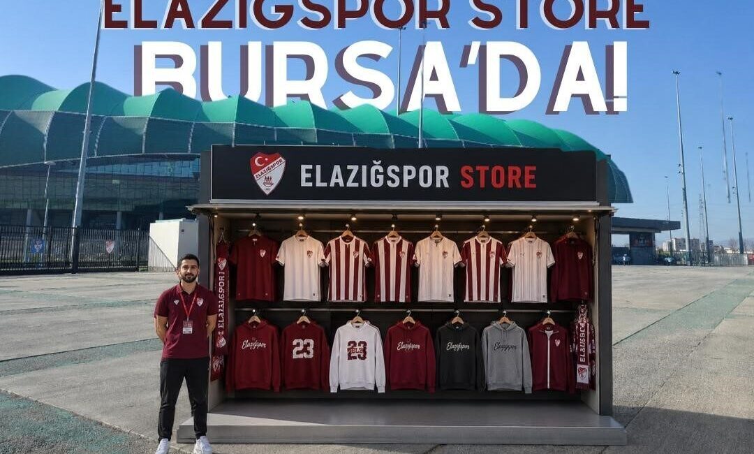Elazığspor-Muğlaspor Play-Off finali için Elazığspor Store, Bursa’da mobil şube açacak.