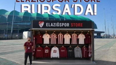 Elazığspor-Muğlaspor Play-Off finali için Elazığspor Store, Bursa’da mobil şube açacak.