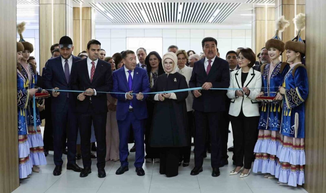 Cumhurbaşkanı Recep Tayyip Erdoğan’ın eşi Emine Erdoğan, Kazakistan Seyfullin Devlet