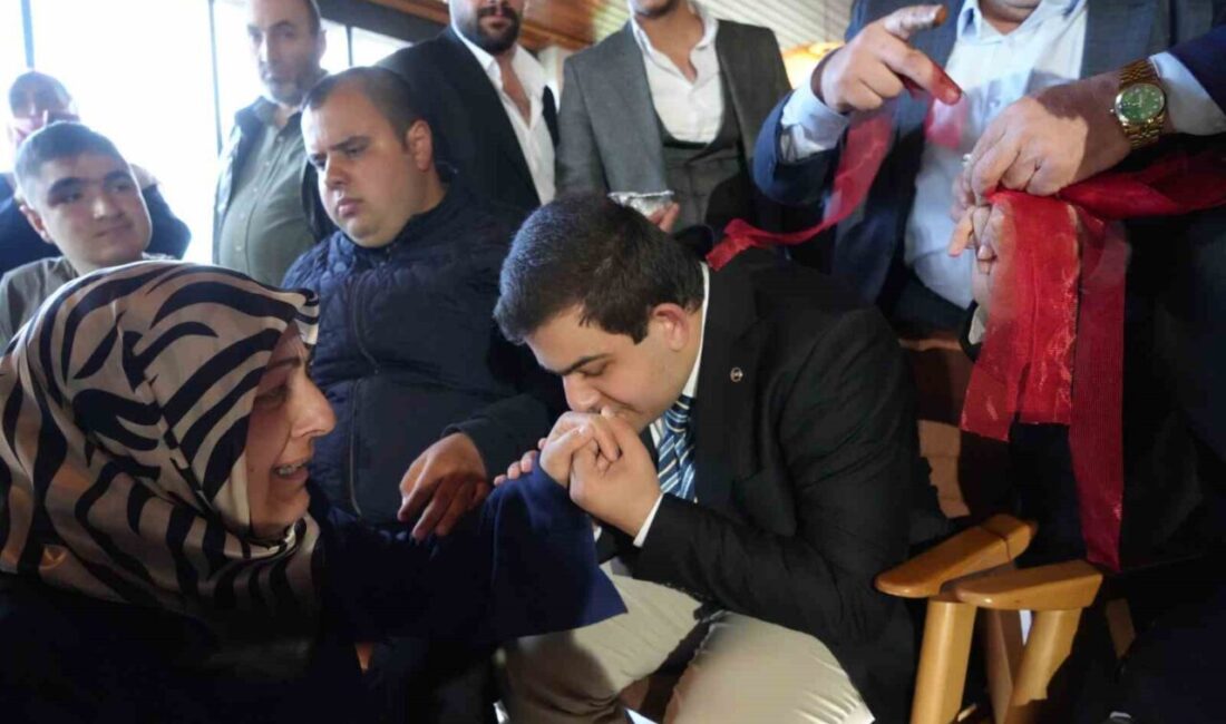 Erzurum’da engelli 10 genç için düzenlenen askere uğurlama programında gurur,