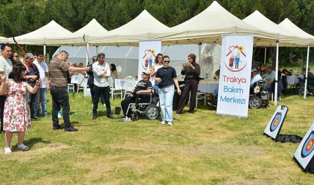 Tekirdağ’da Engelliler Haftası kapsamında düzenlenen piknikte engelli bireyler ve aileleri