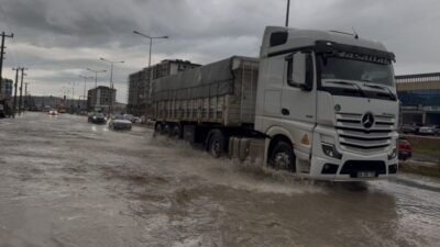 Diyarbakır’ın Ergani ilçesinde aniden bastıran sağanak yağış hayatı olumsuz etkiledi.