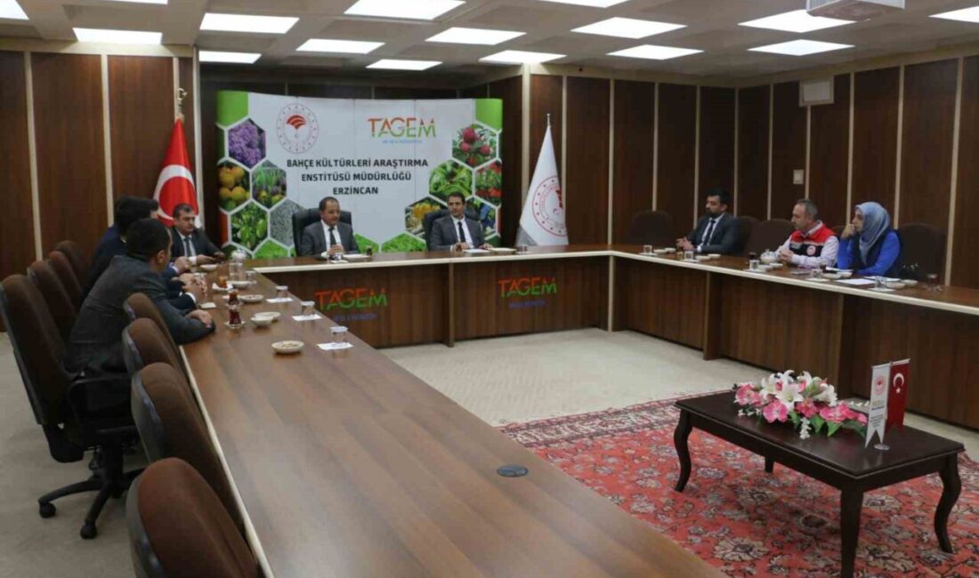 Erzincan’da tarım ve ormancılık alanında faaliyet gösteren taşra birimlerinin katılımıyla