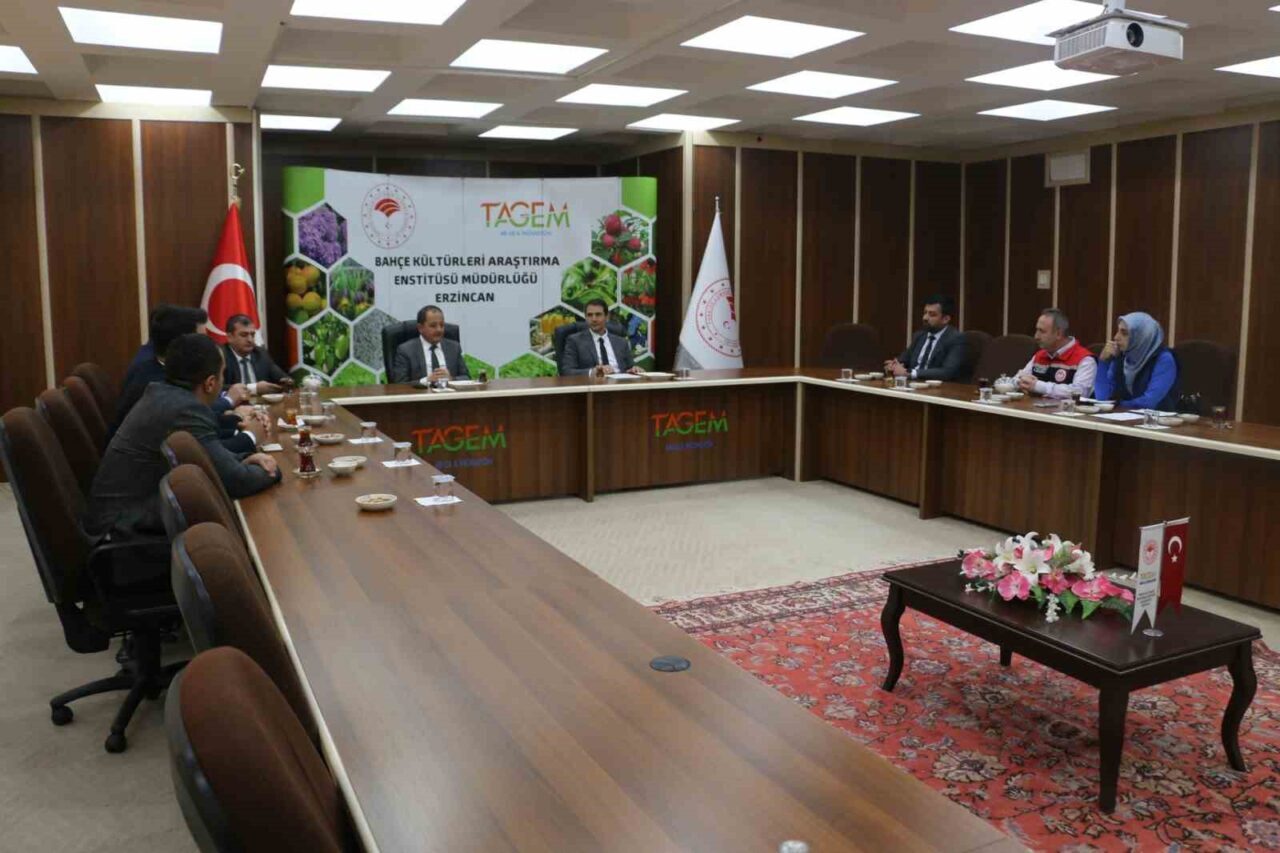Erzincan’da tarım ve ormancılık alanında faaliyet gösteren taşra birimlerinin katılımıyla