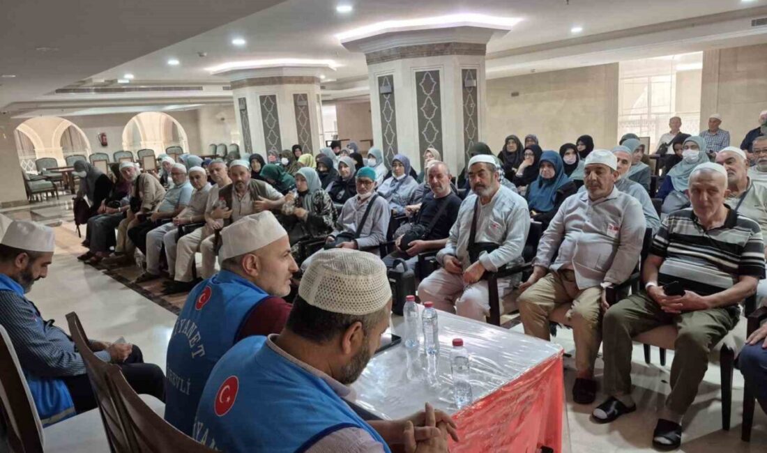 Erzincan İl Müftülüğü tarafından hac ibadetini yerine getirmek üzere kutsal