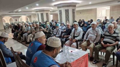 Erzincan İl Müftülüğü tarafından hac ibadetini yerine getirmek üzere kutsal