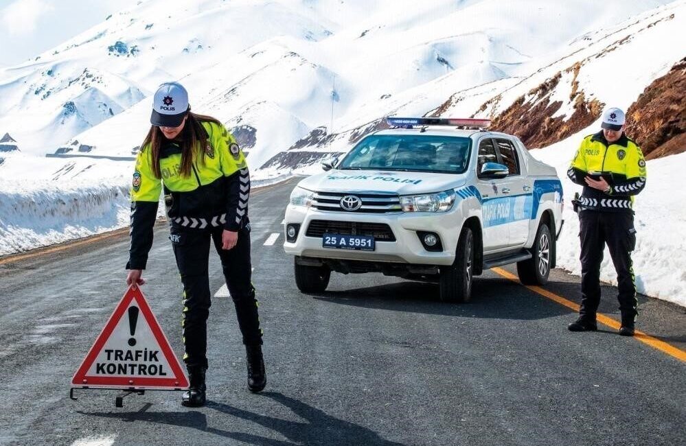 Erzurum’da polis sorumluluk bölgesinde, 2026 yılının Nisan ayında 112 maddi
