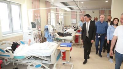 Erzurum Şehir Hastanesi’nden bayram mesaisi yapan sağlık personeli ve yatan