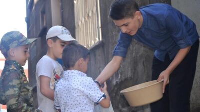 Kurban Bayramı’na bir gün kala Erzurumlu çocukların arife günü vazgeçmedikleri
