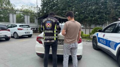 İstanbul Esenyurt’ta makas attığı tespit edilen araç sürücü Ş.T.’ye 96