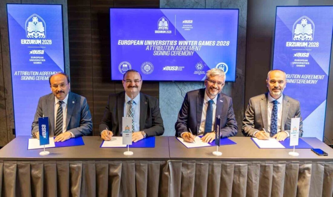 Slovenya’nın başkenti Ljubljana’da gerçekleştirilen imza töreniyle, Erzurum’un 2028 yılında düzenlenecek