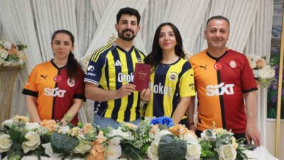 Fenerbahçeli Nergiz Sivas ile Musa Baban isimli genç çiftin nikah