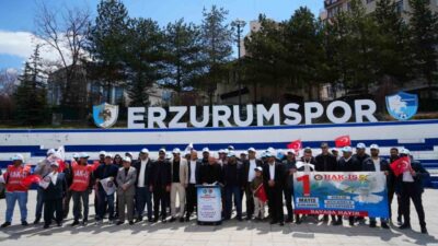 Hizmet-İş Sendikası Erzurum Şube Başkanı Erdoğan Çelik, 1 Mayıs Emek