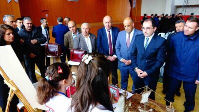 Kütahya’nın Tavşanlı ilçesinde Fatih İmam Hatip Ortaokulu öğrencileri tarafından hazırlanan
