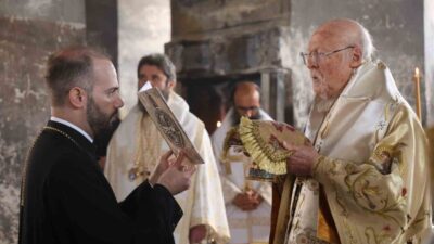 Fener Rum Patriği Bartholomeos, Nevşehir’in Derinkuyu ilçesinde bulunan Aziz Theodoros