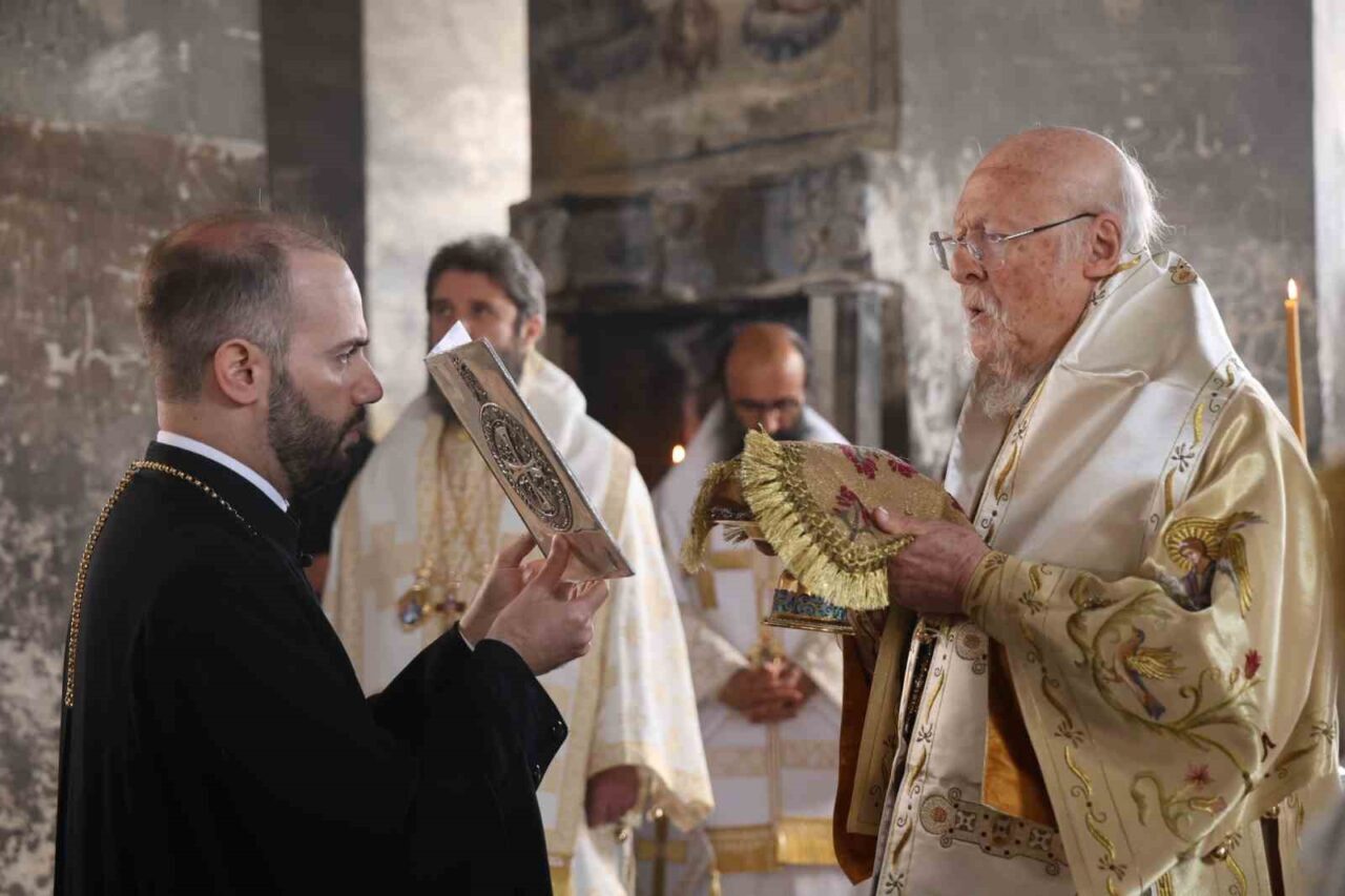 Fener Rum Patriği Bartholomeos, Nevşehir’in Derinkuyu ilçesinde bulunan Aziz Theodoros