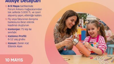 Forum Ankara’nın Anneler Günü’nde Biltek Okulları ve Decathlon iş birliğiyle