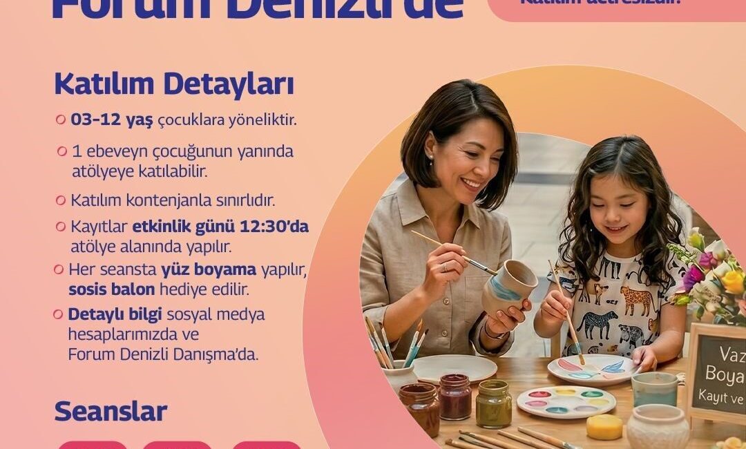 Koku Atölyesi, Seramik Vazo Boyama Atölyesi ve çocuklara yönelik eğlenceli