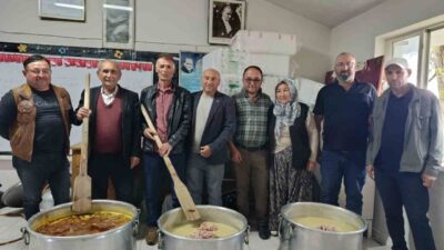 Manisa’nın Gördes ilçesine bağlı Fundacık Mahallesi’nde düzenlenen Geleneksel Köy Hayrı,