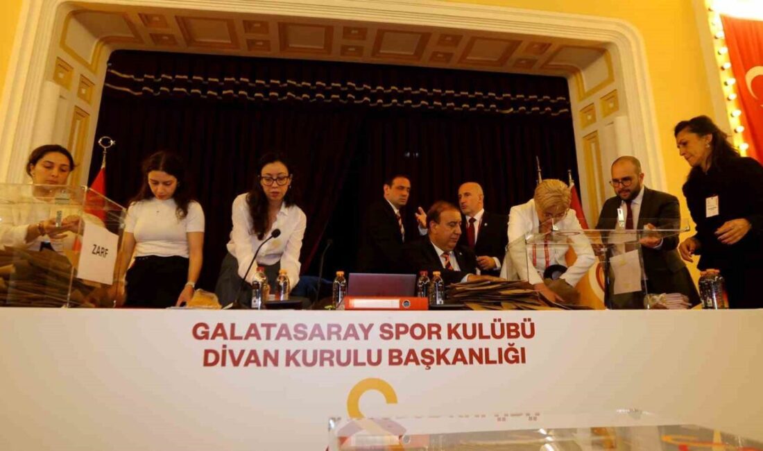 Galatasaray Spor Kulübü olağan seçim toplantısında oy verme sona erdi