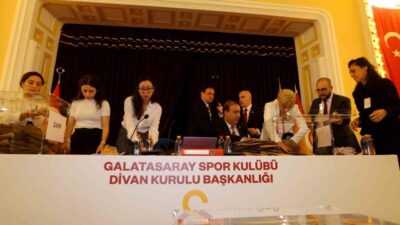 Galatasaray Spor Kulübü olağan seçim toplantısında oy verme sona erdi