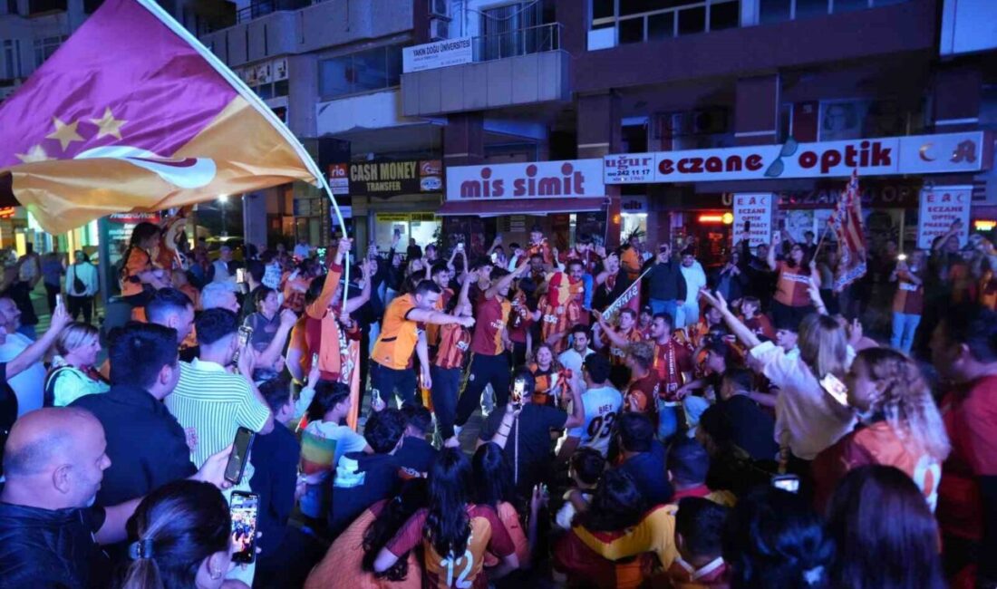 Galatasaray’ın Trendyol Süper Lig’de şampiyonluğunu ilan etmesinin ardından Antalya’da sarı-kırmızılı