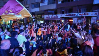 Galatasaray’ın Trendyol Süper Lig’de şampiyonluğunu ilan etmesinin ardından Antalya’da sarı-kırmızılı