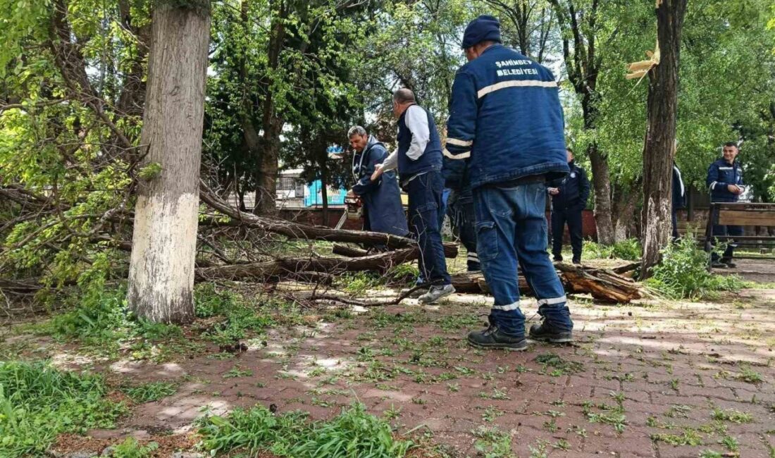 Gaziantep’te etkili olan süper hücre fırtınası sonrası yaralar sarılmaya başlandı.