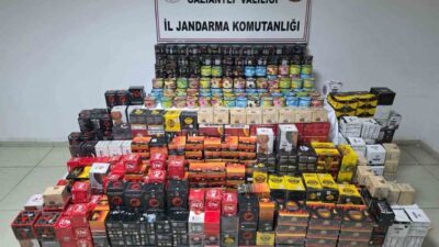 Gaziantep’te jandarma ekiplerince son 1 ayda yapılan kaçakçılık ve uyuşturucu